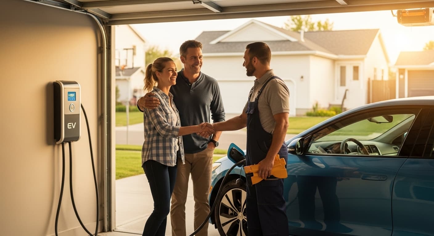 St. Louis Park EV charger installation